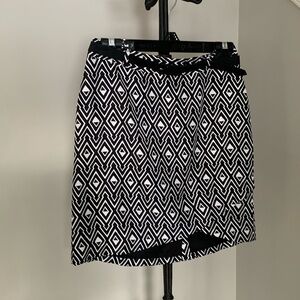 White House Black Market silk skirt